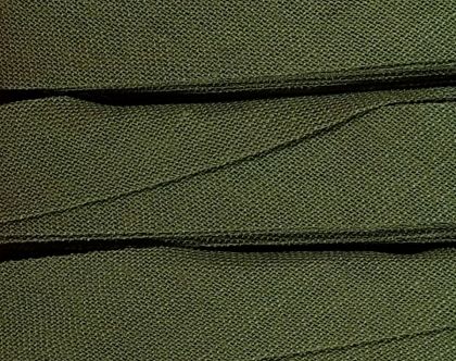 Šikmý proužek 14 mm khaki, karta 5 m