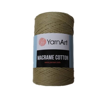 Pletací příze Macrame Cotton 250g zelenkavá