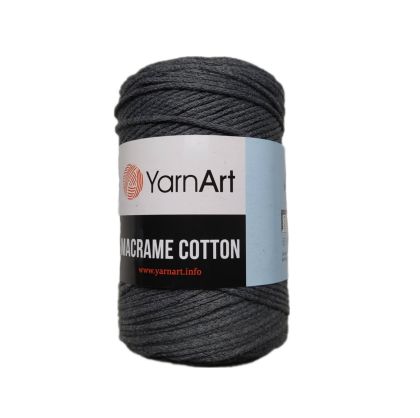 Pletací příze Macrame Cotton 250g tmavá šedá