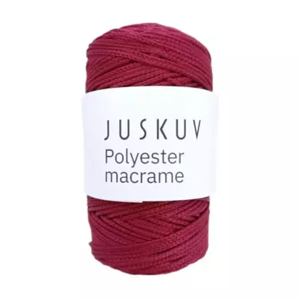 Polyester macrame Juskuv vínová návin 145 m