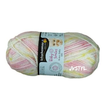 JVStyl  Příze BRAVO BABY ombré 185, 50g, melír Sofie