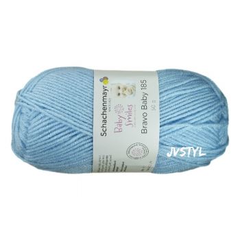 JVStyl  Příze BRAVO BABY SMILES 185, 50g, světle modrá