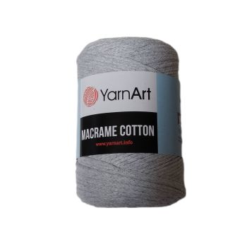 Pletací příze Macrame Cotton 250g světle šedá