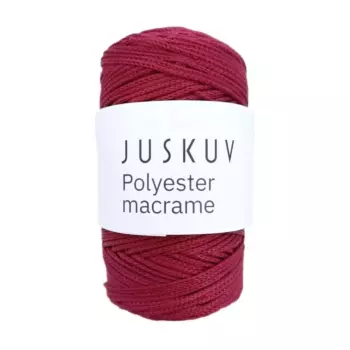 Polyester macrame Juskuv vínová návin 145 m