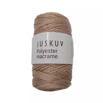 EU  Polyester macrame Juskuv zlatobéžová návin 145 m